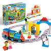Electric Train Set-Toddler Train Toy Figures & Playsets For Age 2-10Year Old Boy Toy Trains, Kids Toy Train Sets For Boys&Girls,
