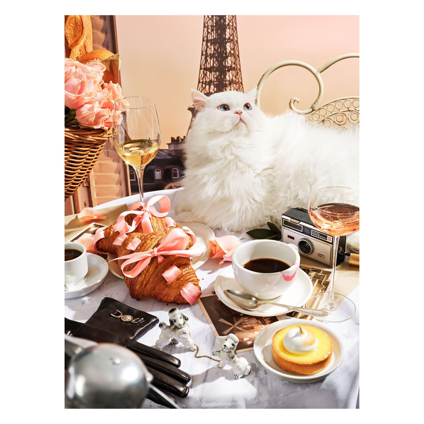 Piecework Pardon My French 1000 Piece Puzzle For Adults, Challenging Jigsaw With Parisian Inspired Imagery, Soft-Touch Puzzle Gi