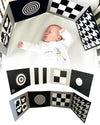 Samuel Sensory Supersized Black & White Sensory Board - 100cm Tummy Time Toy for Babies 0-3 Months, Thick Paper, Model A1