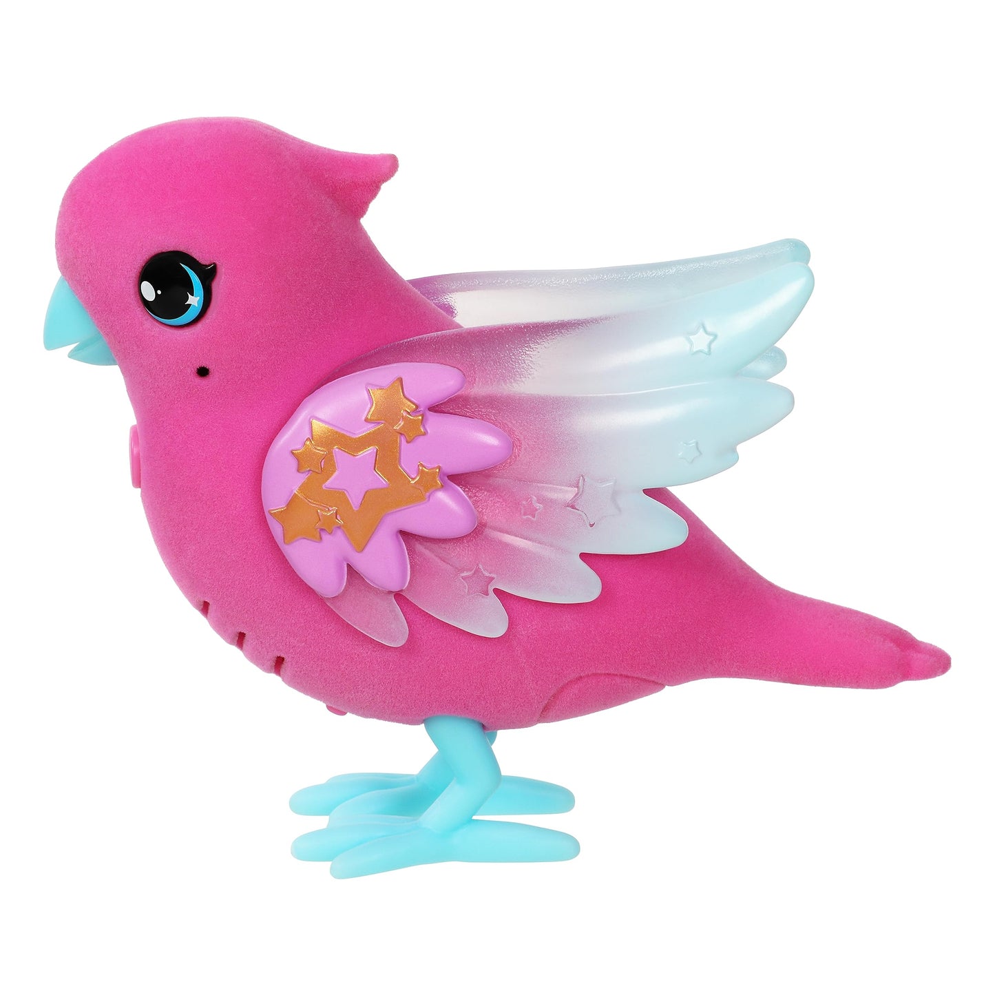 Little Live Pets - Lil' Bird Single Pack: Skyler | Interactive Toy Bird, 20+ Sounds, Light Up Wings, Repeats What You Say