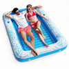 Jasonwell Inflatable Tanning Pool Lounger Float 4 in 1 Sun Tan Tub Sunbathing Lounge Raft Floatie Toys Water Filled Bed Mat Pad for Kids mature-themed Blow Up Kiddie Ball Pit Pool (XL)