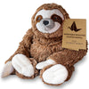 lulumaia Plush Weighted Sloth - 20" Microwavable Heating Pad, 3.5lb, Brown, Soothing Comfort for Cramps - XL-ANIMAL