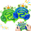 2PCS Sensory Glitter Leap Frog Fidget Toys for Kids, Toddlers & Classroom, ADHD & Autism Sensory Products, Birthday Gift for Boy