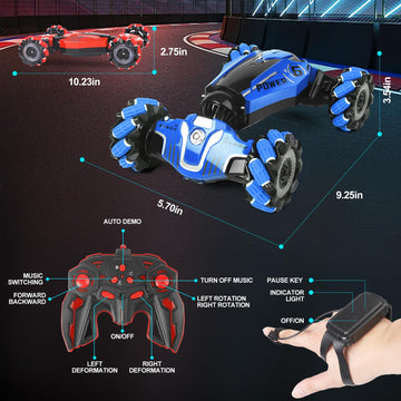 ZSYMIMRC RC Car,RC Stunt Car, 2.4 GHz Remote Control Gesture Sensing Toy Car Hand Control Stunt RC car Toys for Children Aged 3-