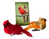 Westmon Works Cardinal Decor Set With Clip Male And Female Love Bird Cardinals With Story Card Boxed
