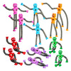 Telescopic Suction Cup Robot Toys 12-Pack Shape Changing Educational Fidget Toys Sensory Toys Adhd Autistic Stimulating Creative