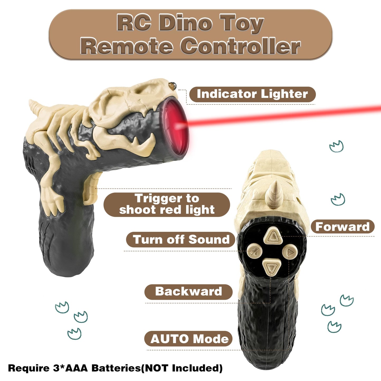 Upgraded Dinosaur Toys For Kids 3-7, Remote Control Spinosaurus With Light Chasing & Spray & Roar, Realistic Dinosaur Toys Xmas Gifts For Boys Age 3-8