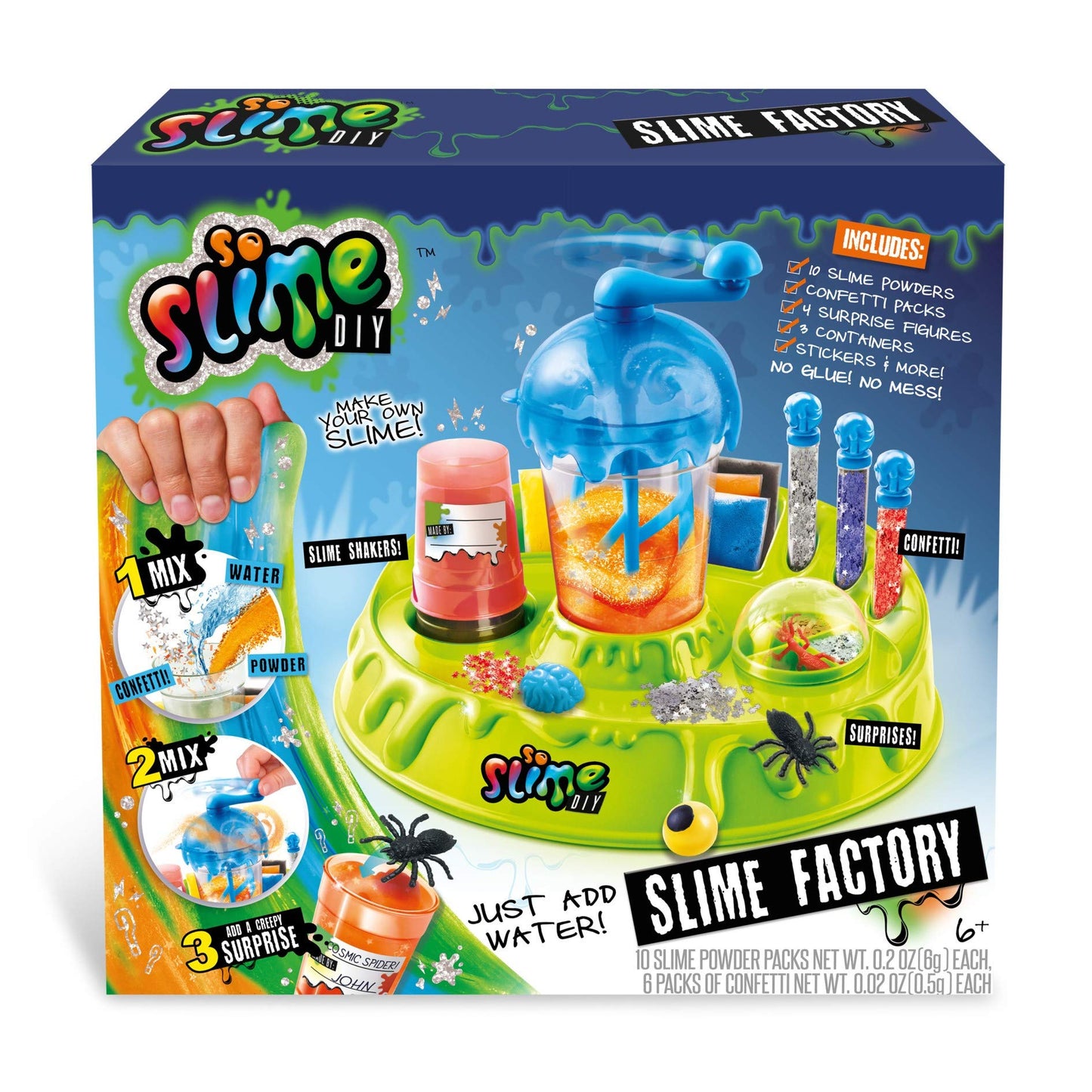 Canal Toys So Slime Diy Bold Slime Factory – Make Your Own Creepy, Crawly Slime! Just Add Water, Mix And Add Your Creepy Surprise! No Glue Required - No Mess!