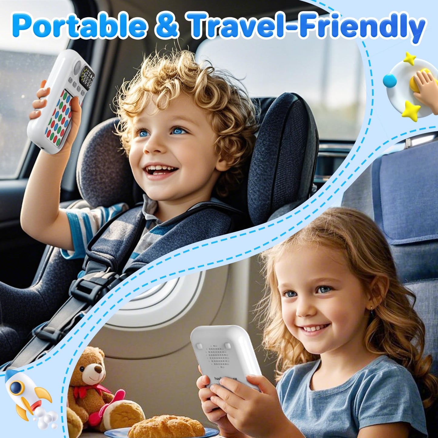 Handheld Game For Kids, Math Games, Memory Game With Flash Cards, Sensory Fidget Toys, Learning & Education Toys, Birthday Gifts