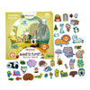 Animals Fridge Magnets For Kids, 50 Pcs Refrigerator Magnets For Toddlers, Create A Scene Magnetic Play Sticker Book Travel Game Educational Toys For Kids
