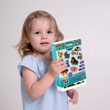 MAGDUM FARM Large Colorful Animal Magnets - Educational Toys for Toddlers - Model 4031-03 EN - Speech Development