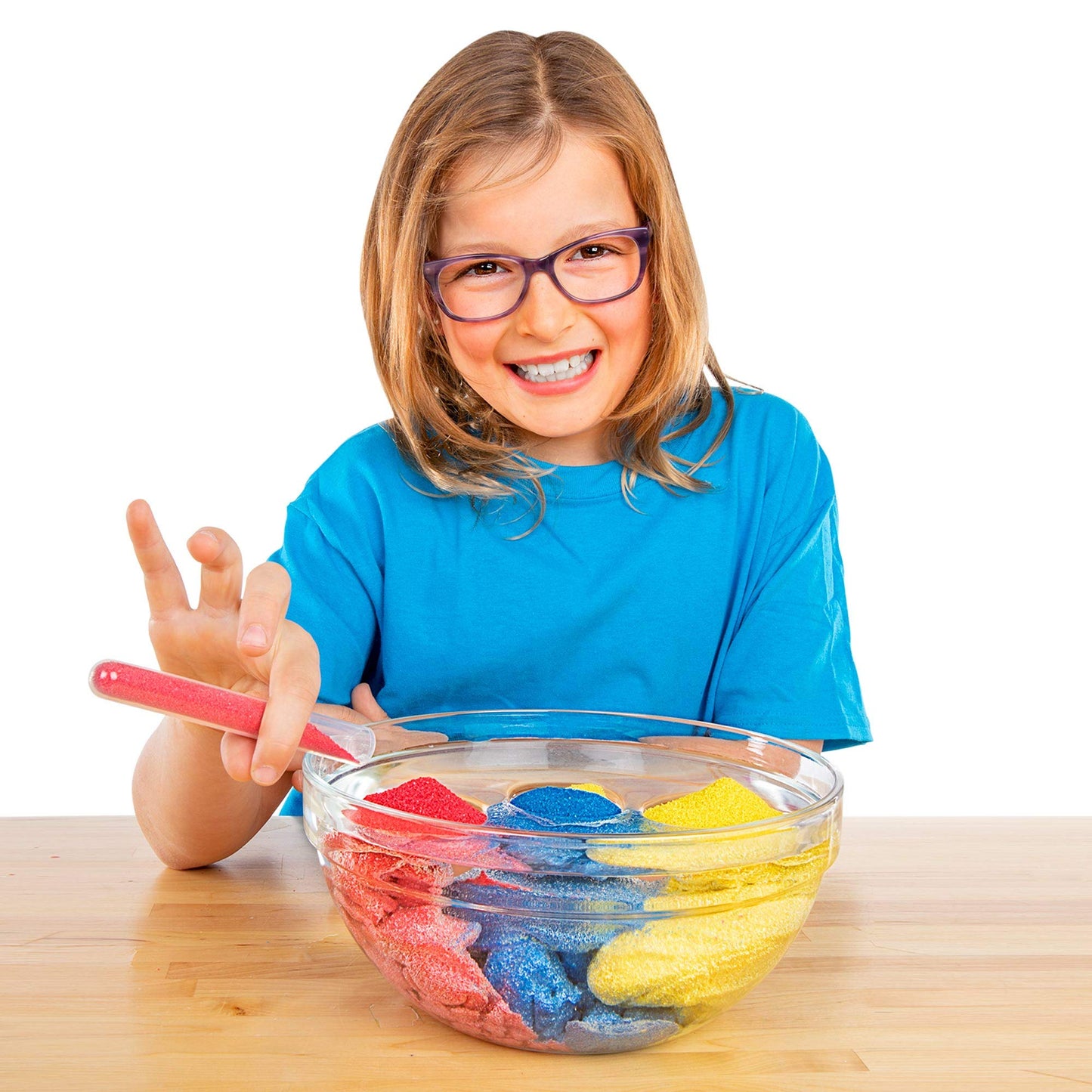 Steve Spangler Science Magic Sand, 227g, Red - Colored Play Sand That Never Gets Wet, Exciting STEM Activity, Learn and Teach Ab