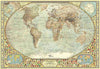 Anatolian 2000 Piece Jigsaw Puzzle - World Map, Model #3935, Brown Cardboard
