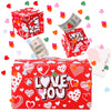 Baborui Pop Up Love You Birthday Cards With Confetti, Happy Birthday Surprise Gift Box Explosion For Money, Cash Birthday Surpri