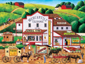 MasterPieces 300 Piece EZ Grip Jigsaw Puzzle - 18"x24" Cardboard - Morning Deliveries - Model 31808