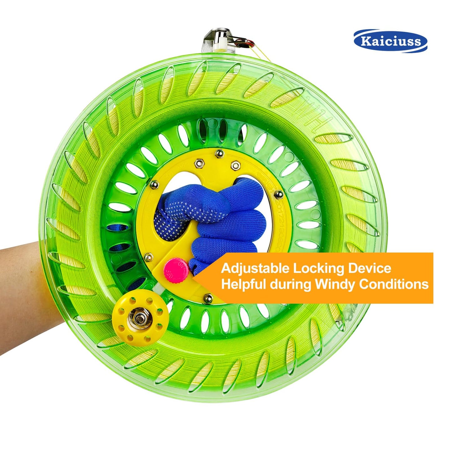 10.2 In Kite Reel Winder With Line, String Reel Winder For Kids & Adults, Easy To Use String And Spool, It Comes With Durable Li