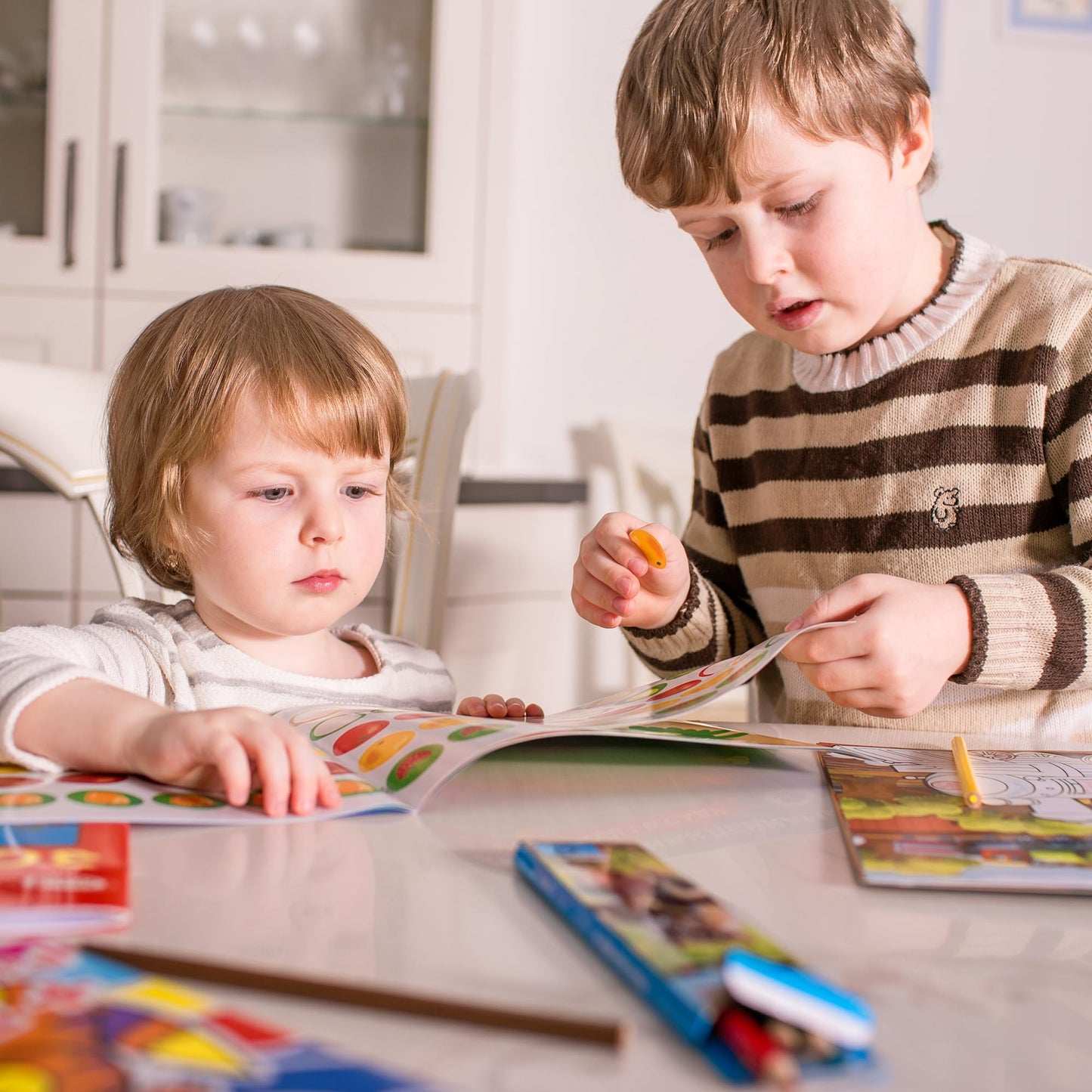 Puffy Sticker Books, 120 Reusable Stickers Activity Toys for Toddlers, Great Birthday Parties, at-Home Activities, Screen-Free F