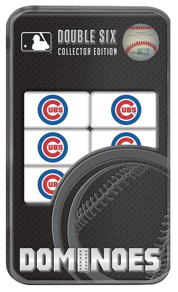 MasterPieces Officially Licensed MLB Chicago Cubs 28 Piece Dominoes Game for mature-themeds