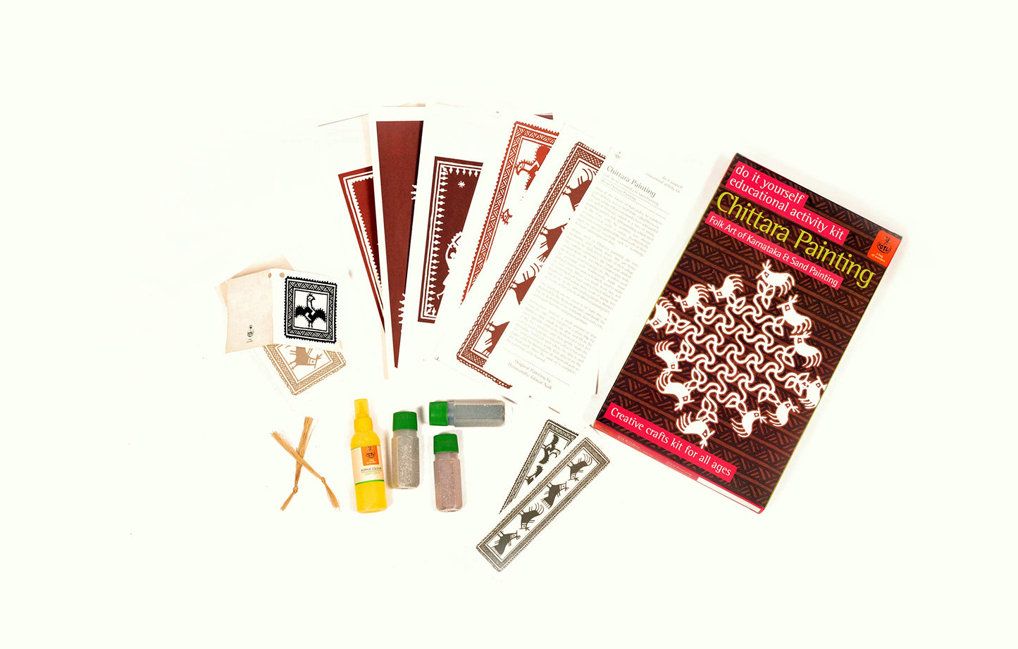 POTLI a bag of wonders DIY Educational Art Kit for Children I Chittara Painting of Karnataka| Art and Craft for Girls and Boys I