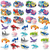 Diydec 30Pcs Valentines Building Blocks, Valentine'S Day Gifts Toys For Kids Marine Animals Building Toys With Cards For Boy Gir