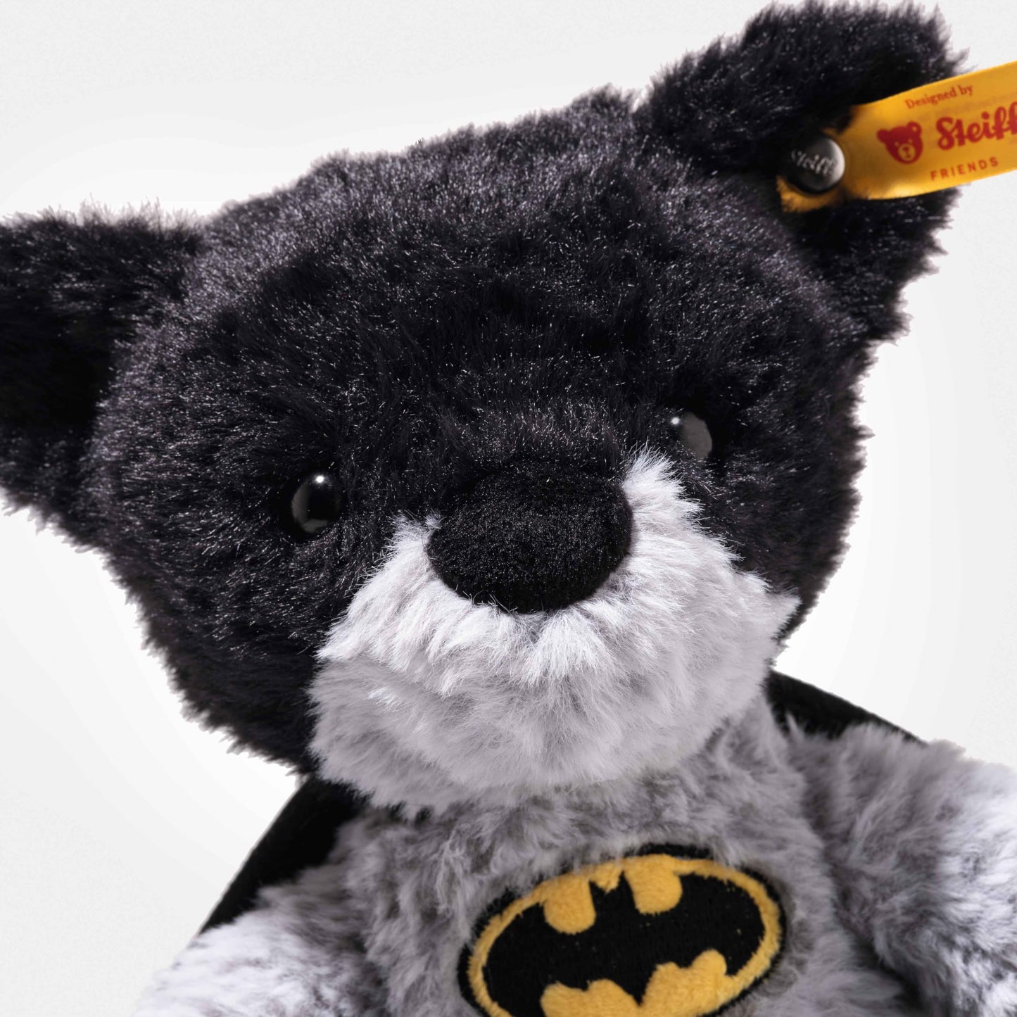 Steiff DC Superhero Teddy Bear - Officially Licensed Plush Toy Collectible enhanced Soft Stuffed Animal for Kids & Collectors DC Batman 12 Tall