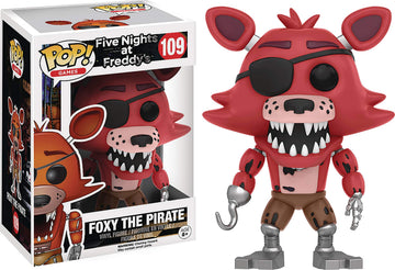 Pop Five Nights At Freddy'S - Foxy The Pirate Funko Pop! Vinyl Figure (Bundled With Compatible Pop Box Protector Case), Multicolored