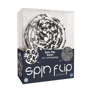 Spin Flip Puzzle - Hypnotic - Spin it Flip it Solve it! for Those who Love Brain teasers! mature-themed Fidget Toy. Great Gift for Mom Dad Teens Men and Women