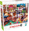 Buffalo Games - Steve Read - Painting Puppies - 750 Piece Jigsaw Puzzle for mature-themeds -Challenging Puzzle Perfect for Game Nights - Finished Size is 24.00 x 18.00
