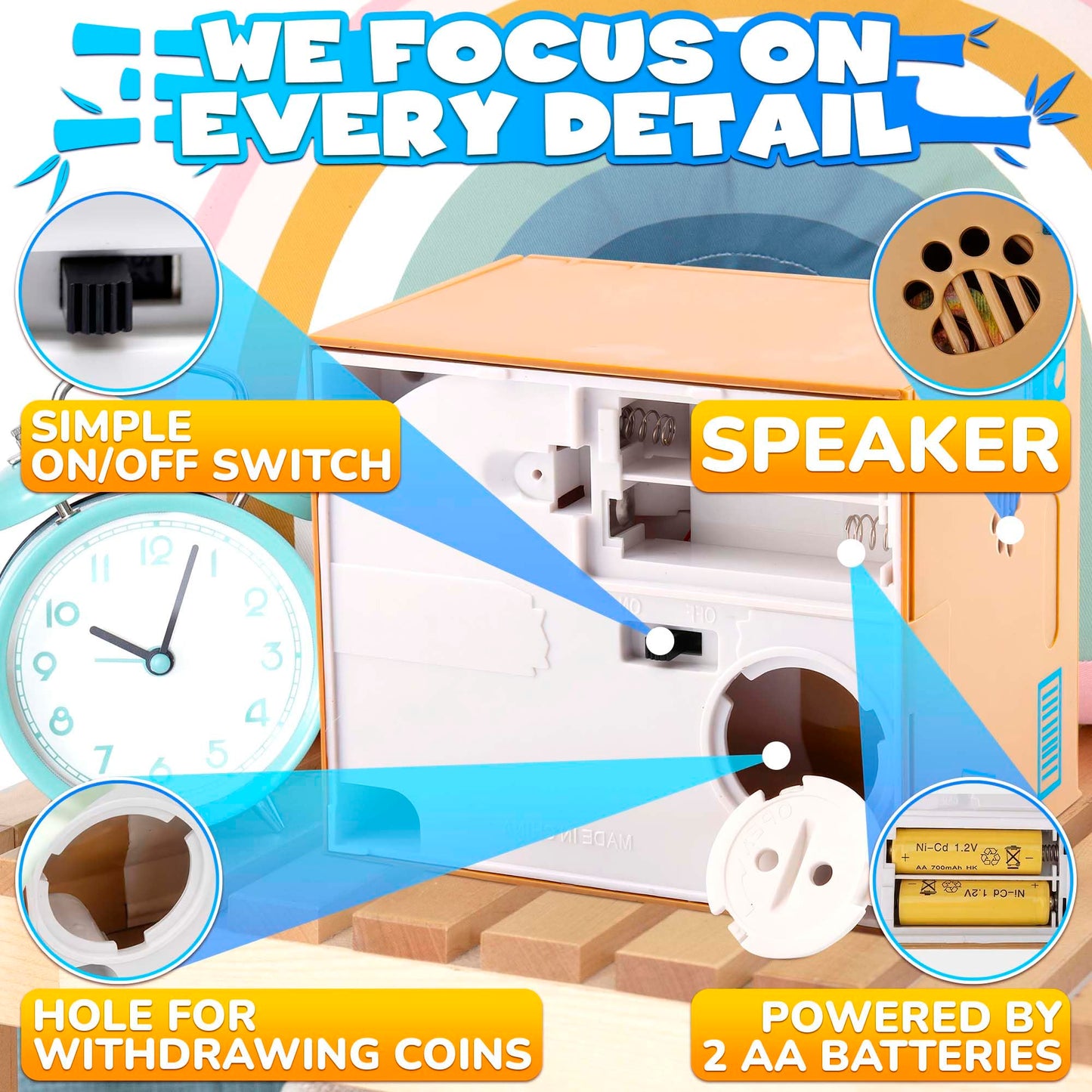 Coin Piggy Bank Panda Toy - Little Panda Bamboo Bank Money Bank Cute Panda Bank Stealing Automatic Box - Boys Piggy Bank Stealing Panda Coin Bank Money Savings Bank Kids Piggy Bank Girls