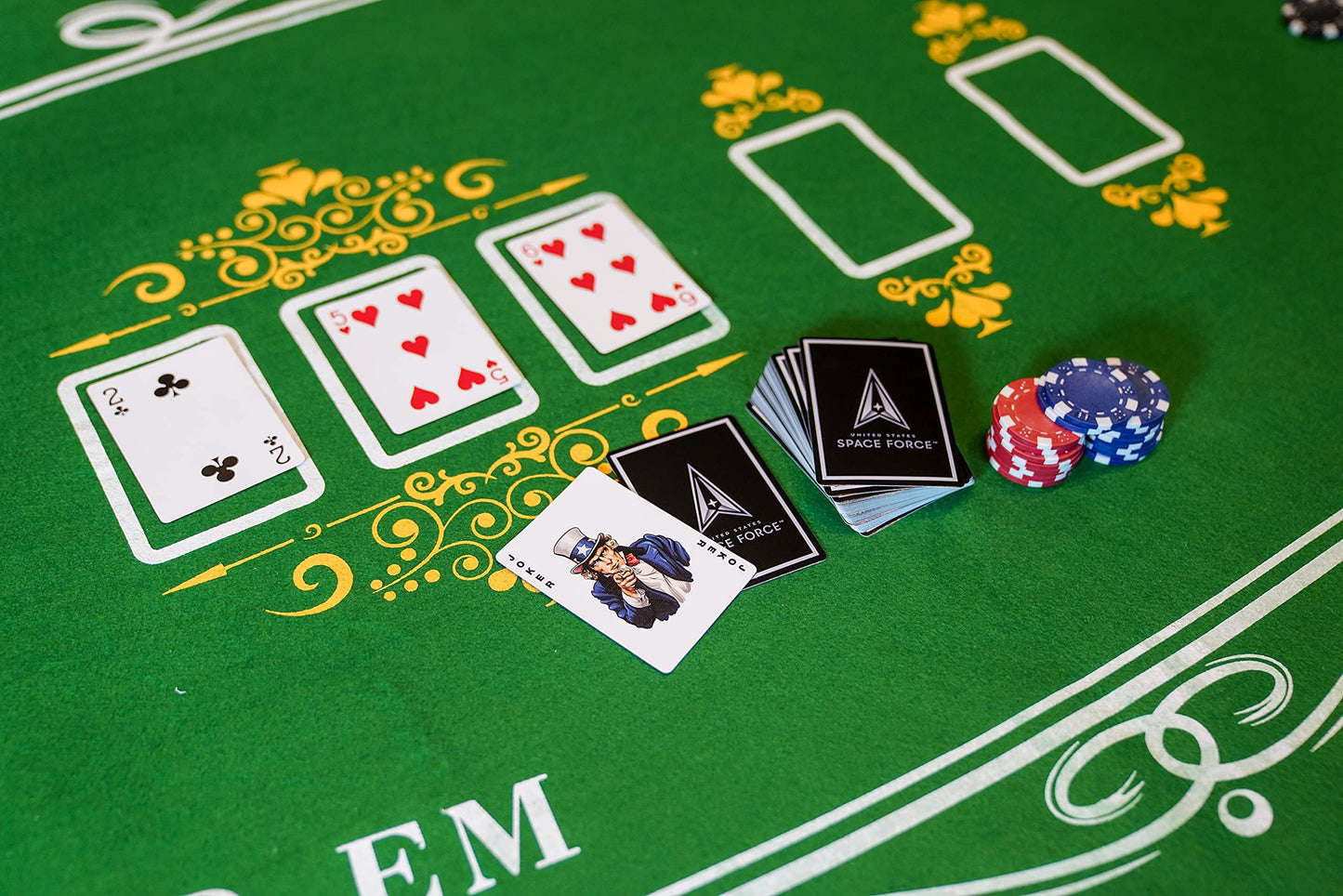 Military Gift Shop Premium United States Space Force Playing Cards - Stellar Quality Ussf Deck Of Cards - Space Force Gifts | Disabled Usmc Vet Owned Small Business