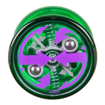 Duncan Toys Reflex Auto Return Yo-Yo, Beginner String Trick Yo-Yo, Green