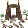 Eku Easyku Large Dinosaur Park Gate Dino Nest Of Eggs Realistic Dinosaur Toys For Kids 3-5 5-7 Jurassic World Dinosaur Toys Steg