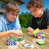 Family Board Game For Kids & Adults, Block Puzzle Games For Boys & Girls Ages 4-8 8-12, 2+ Player Card Matching Puzzles For Chil