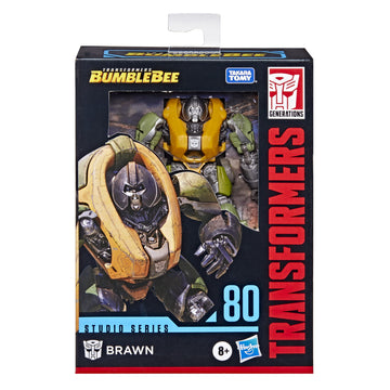 Transformers Studio Series 80 Deluxe Bumblebee Brawn Action Figure, 4.5-Inch, Plastic, Multi-color, Ages 8 and Up