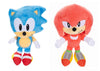 Sonic The Hedgehog 9'' Plush 2-Pack, Sonic & Knuckles Collectible Stuffed Toy