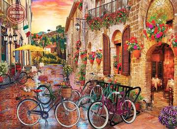Anatolian Puzzle - Biking In Tuscany, 1000 Piece Jigsaw Puzzle, #1068