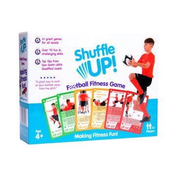 Shuffle Up Soccer Card Games - 70+ Fun & Active Skills Cards For Kids, Fitness Cards Develop Fundamentals, Stamina & Strength, Easy To Play For Kids | Multiple Skills Level Cards Include 2 Dices