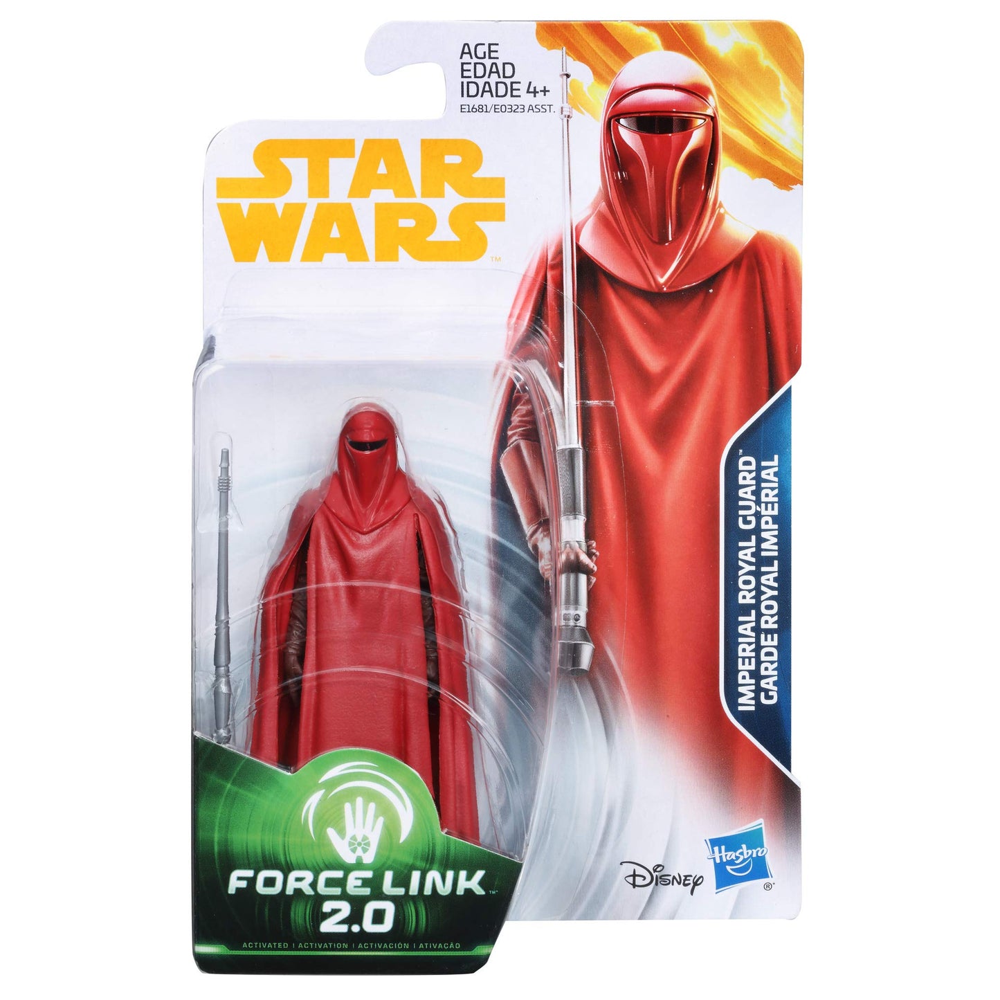 STAR WARS Royal Guard Action Figure - E1681 - Black Plastic Collectible