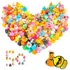 50Pcs Rubber Ducks With Tags For Ducking,Jeep Ducks For Ducking,Jeep Ducks With Tags For Ducking,50 Pack Rubber Ducks+50Cards Ta