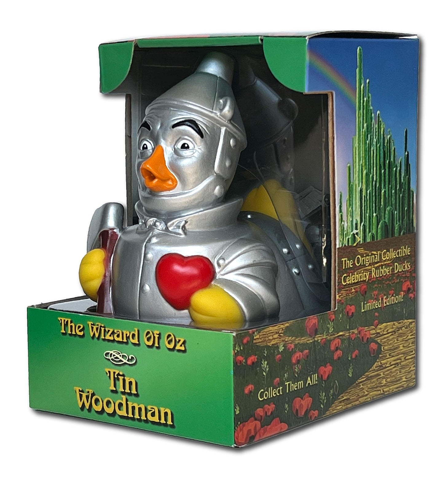 Celebriducks Floating Rubber Ducks - Collectible Bath Toy Gift For Kids & Adults Of All Ages (Tin Woodsman)