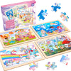 Puzzles For Kids Ages 4-6 - Unicorn Mermaid Princess Fairy Wooden Jigsaw Puzzles For Kids Toddlers Ages 3-5 Preschool Puzzle Bir