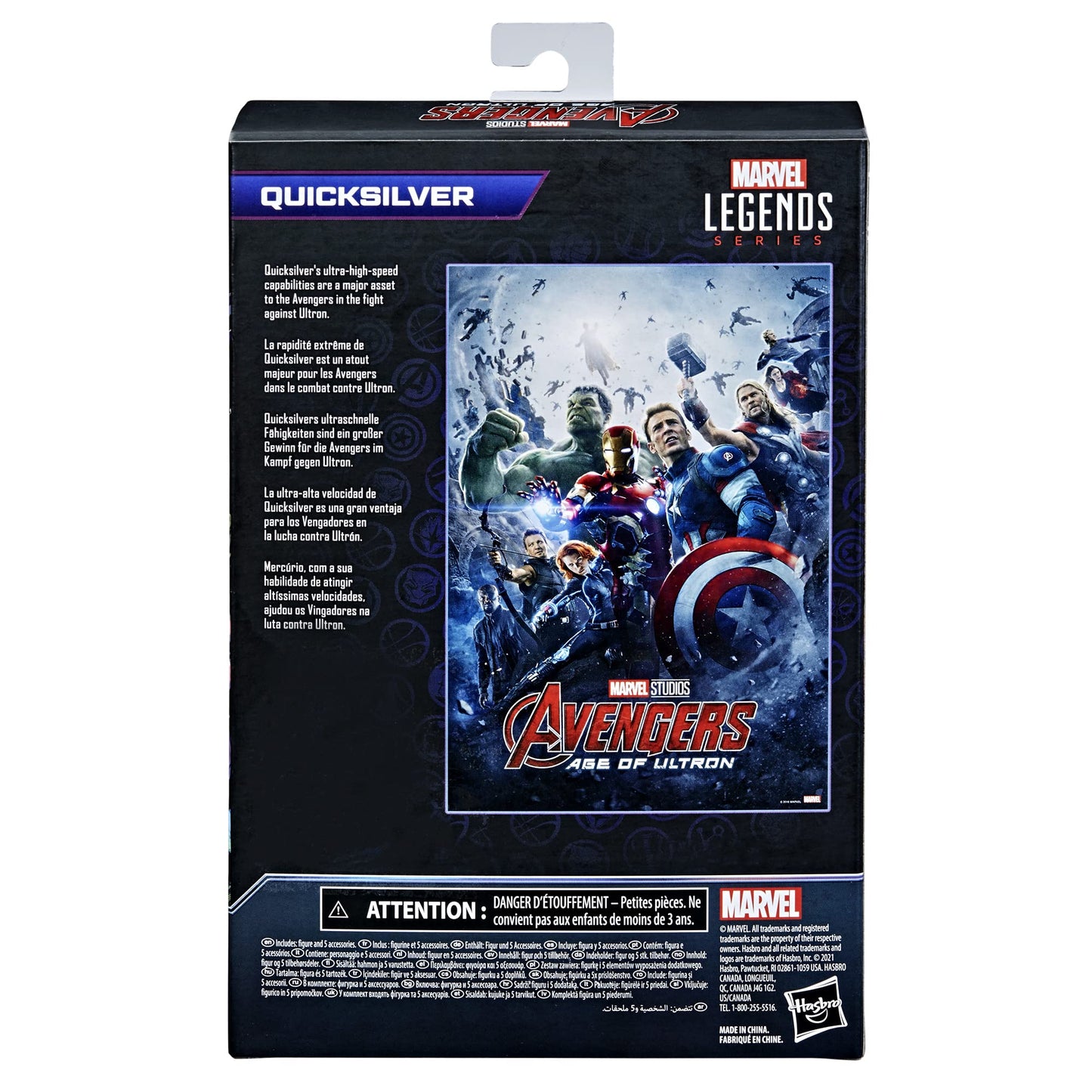 Marvel Avengers Infinity Saga Legends Quicksilver Figure