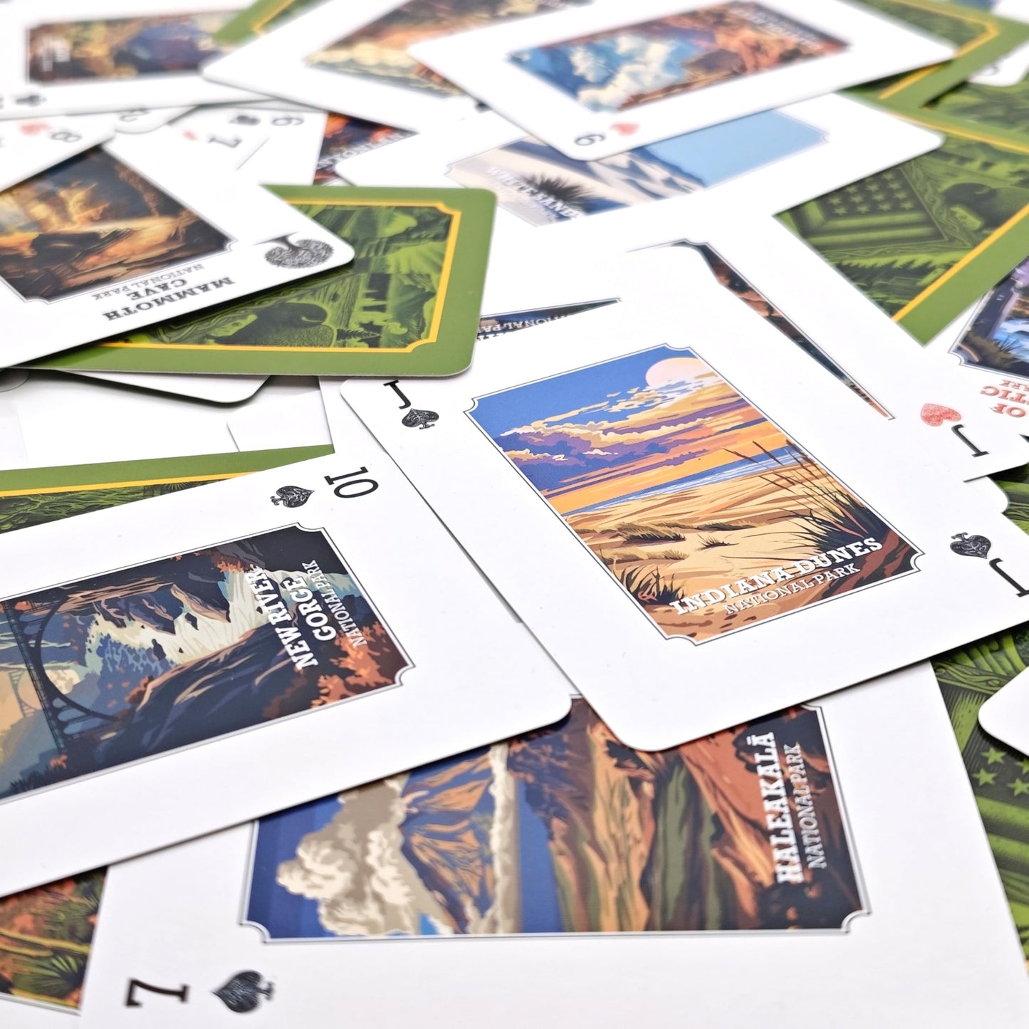 ASVP Shop National Parks Playing Cards - 54 Unique US Parks - Cardstock - 2.5 x 3.5 inches - Travel & Camping Gift for Nature Lovers