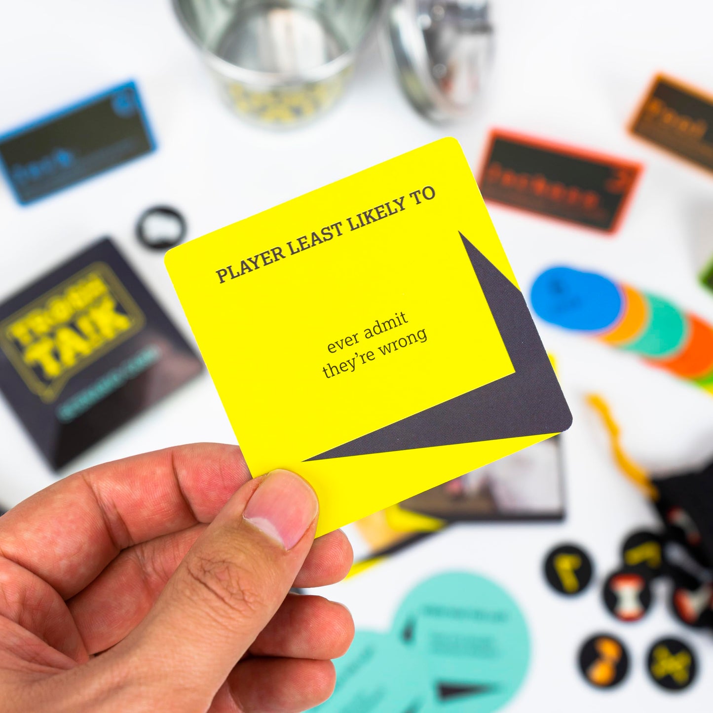 Professor PUZZLE Trash Talk Party Game - Hilarious Name & Shame - One Size - Yellow - Model LG5274