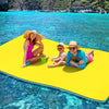 8x6FT Lily Pad Floating Mat, Floating Water Mat for Lake, 3 Layers Tear-Resistant XPE Foam Portable Lily Pad Float for Adults an