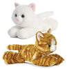 Aurora Bundle Of 2 Plush Cats - 8' Molly And Sugar Too