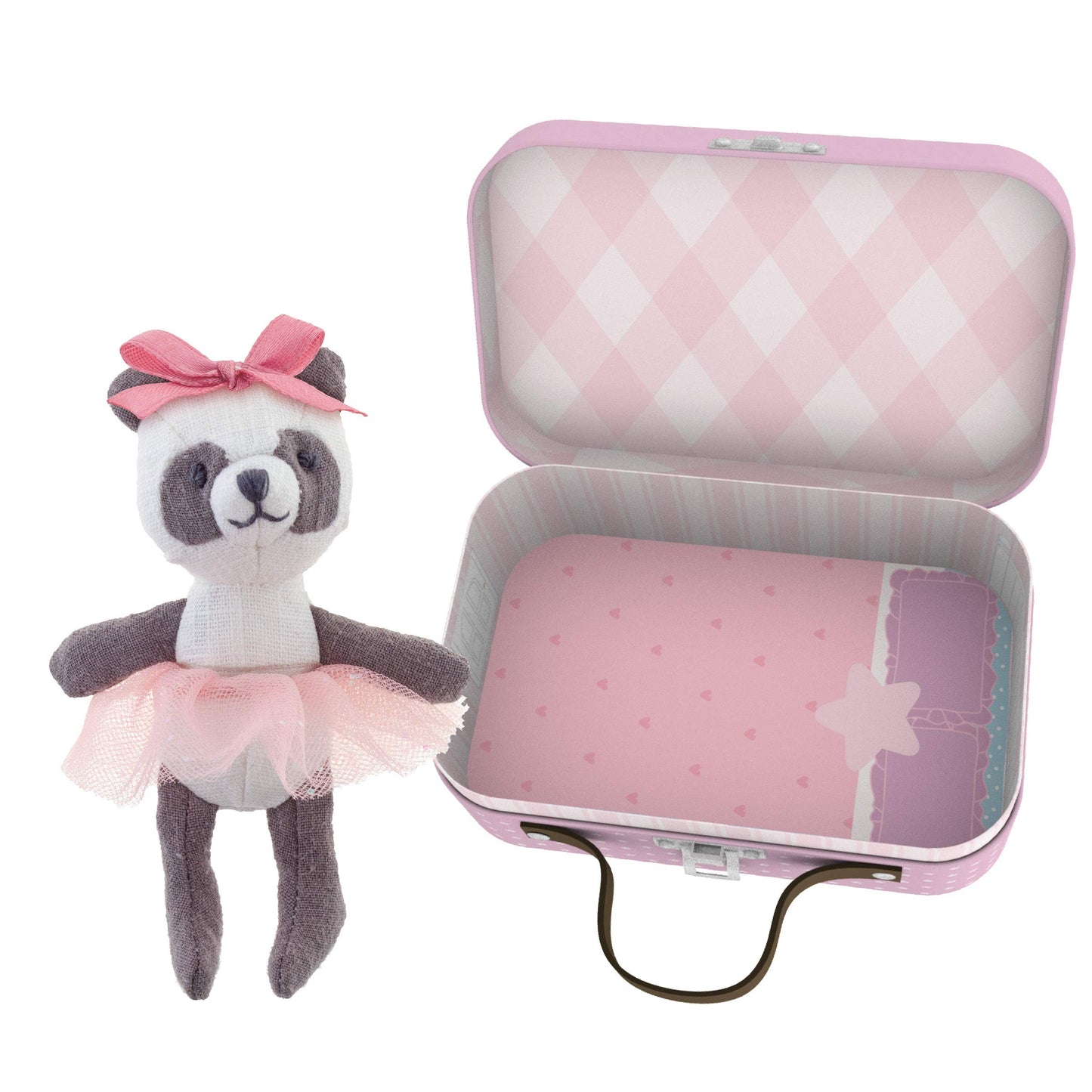 Stephen Joseph, Teeny Tiny Travel Buddy, Stuffed Travel Animals, Small Kids Stuffed Animals, Panda