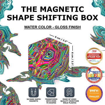 SHASHIBO Shape Shifting Box - STEM Magnetic Fidget Cube That Transforms Into Over 70 Shapes, Download Fun in Motion Toys Mobile