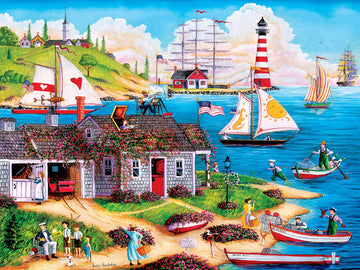 MasterPieces 300 Piece EZ Grip Jigsaw Puzzle - Painter's Point - 18x24