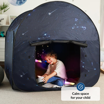 Sensory Tent | Calm Corner For Children To Play And Relax | Sensory Corner | Helps With Autism, Spd, Anxiety & Improve Focus | Black Out Sensory Tents For Autistic Children | Big
